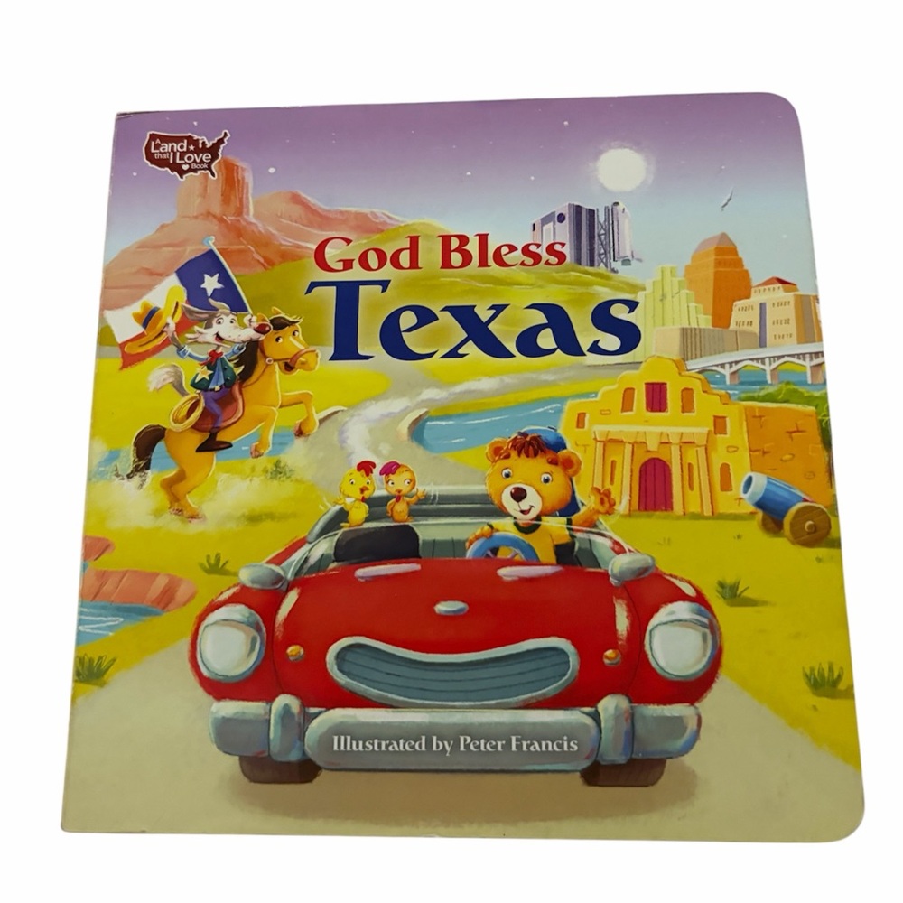 God Bless Texas Board Book - Zonderkidz Kids